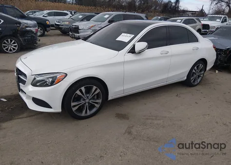 2016 Mercedes-Benz C 300 4Matic из США, поврежденный, VIN WDDWF4KB9GR125296